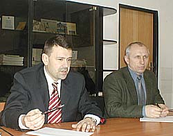 Голова ЗТО УСВА С.М.Слободянюк та його перший заступник С.М.Олексіюк