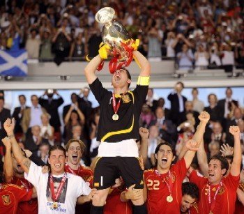 ИСПАНИЯ чемпион ЕВРО-2008 Финал Германия 0:1 Испания 