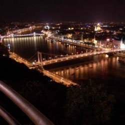 Ночной Будапешт.