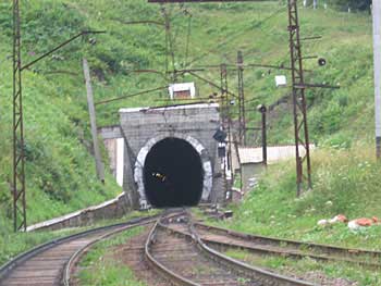 Тоннель в Карпатах.