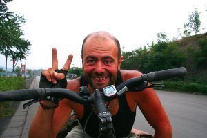 Владислав Никитенко – единственный участник Голодного велопробега