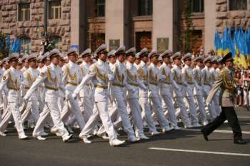 Парад войск по случаю 17-й годовщины Независимости Украины