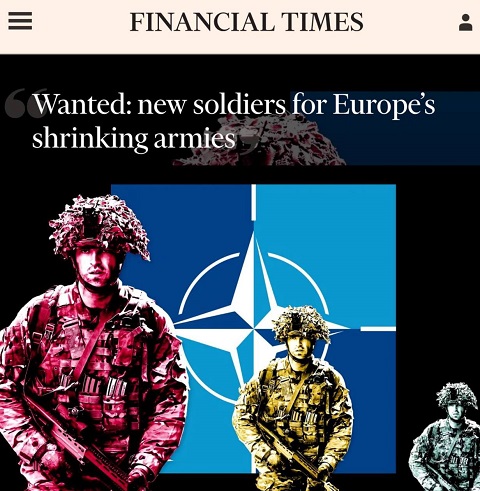 Страны НАТО будут иметь проблемы с мобилизацией в случае войны с Россией, — Financial Times