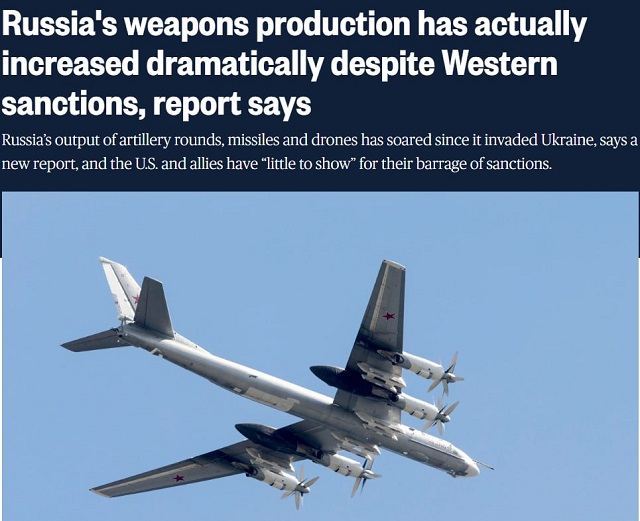 Санкции Запада не смогли подорвать российское производство оружия - NBC News