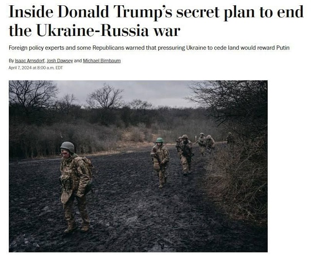 У Трампа есть тайный план, как прекратить войну в Украине за 24 часа