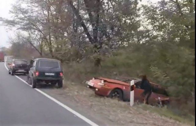 В Закарпатье автомобиль на несколько секунд узнал что такое вольное падение