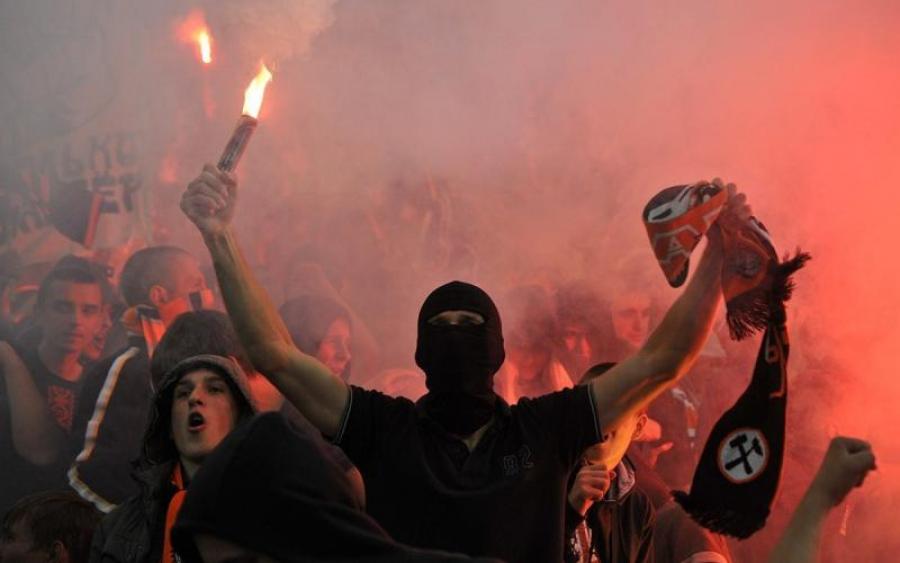 В Харькове произошла массовая драка футбольных фанатов