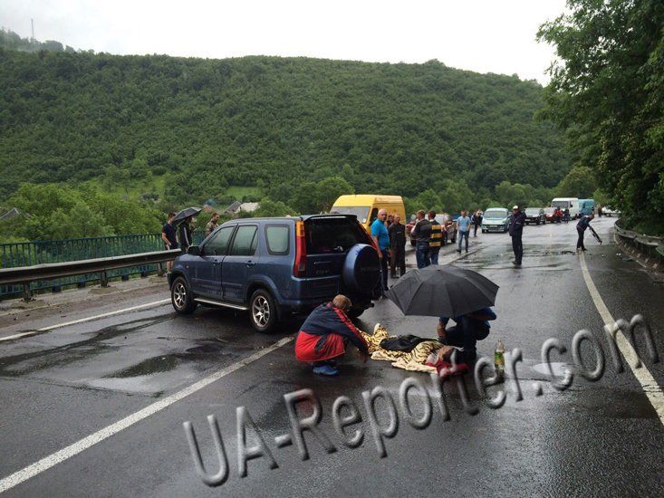 В Закарпатье на дороге Киев-Чоп пострадала семья с маленьким ребенком
