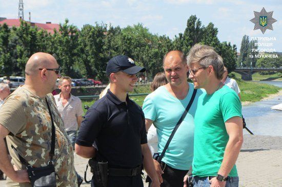 Открытая встреча полиции Ужгорода с общественностью