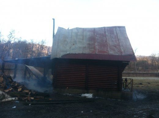 На Ужгородщині згорів дачний будинок
