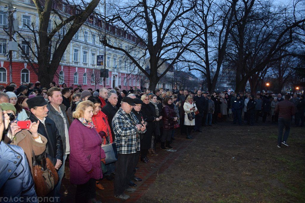 В Ужгороді вшанували пам'ять героїв Угорської революції