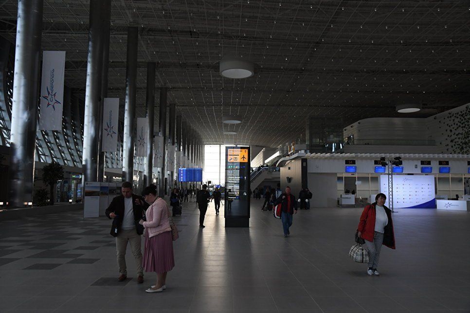 Россия построила в аэропорту Симферополя новый международный терминал