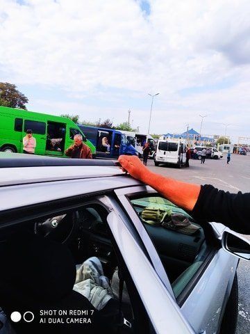 Закарпаття. Скандальний протест керманичів автотранспорту в Чопі на кордоні з Угорщиною 