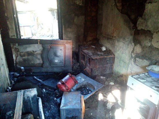 При пожаре на Закарпатье женщина с ребенком получили ожоги