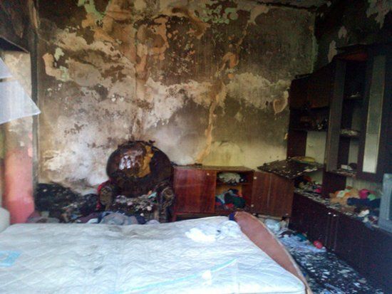При пожаре на Закарпатье женщина с ребенком получили ожоги