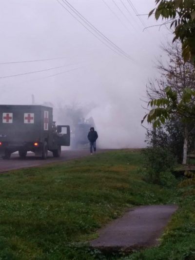 Паника возле Мукачево: Военные со спецтехникой останавливают каждый автомобиль