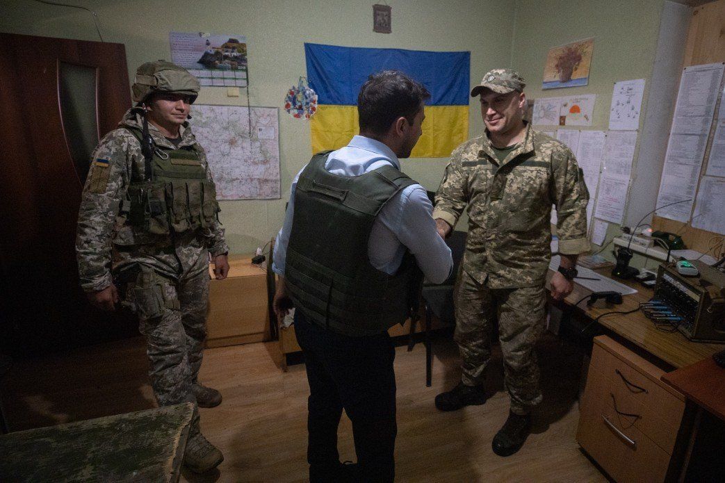 Президент Зеленський відвідав передові позиції Збройні Сили України на Луганщині