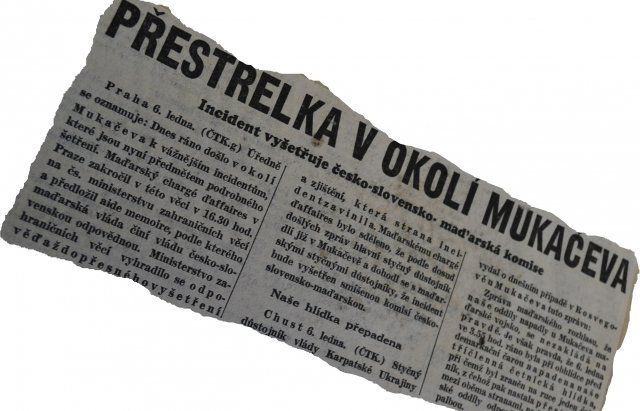 80 років тому прикордонний інцидент біля Мукачева міг призвести до війни між Чехо-Словаччиною та Угорщиною