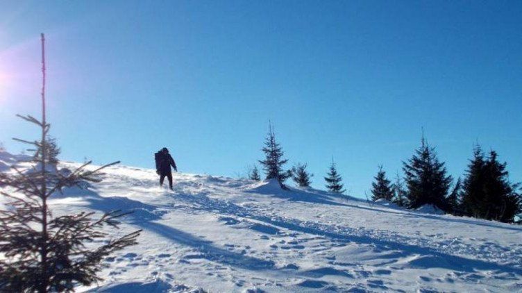 Мандрівники радіють снігам у горах Закарпаття