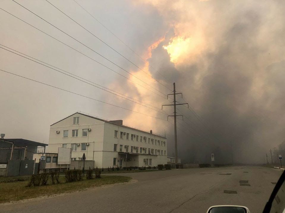 Пожар в зоне ЧАЭС добрался до Припяти и приближается к хранилищ радиоактивных отходов