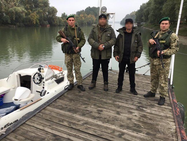 Італійських та румунських порушників кордону виявили "зелені кашкети" в українській частині Дунаю