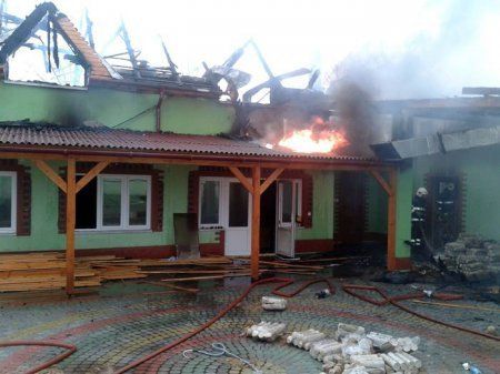 Сегодня, 29 марта, утром в с. Большая Бийгань Береговского района возник пожар