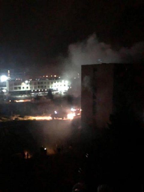 В Ужгороде произошел масштабный пожар в студенческом общежитии