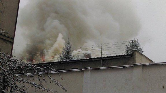 Пожар в ужгородском СИЗО