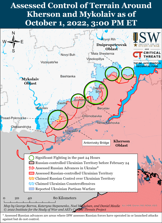 Обновленные карты боев от ISW, кратко о ситуации на фронте на 2 октября