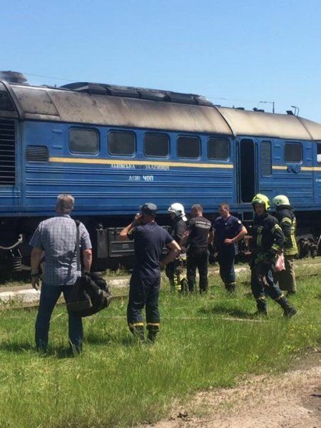 Спасатели рассказали о случае с возгоранием поезда в Закарпатье 