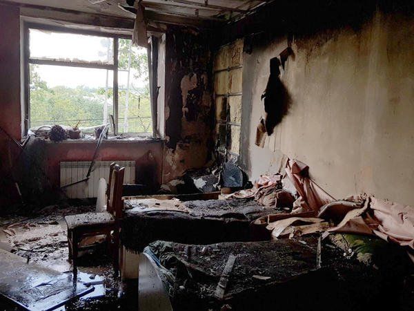 Рятувальники Закарпаття гасили пожежу в обласному Центрі соціально-психологічної реабілітації дітей