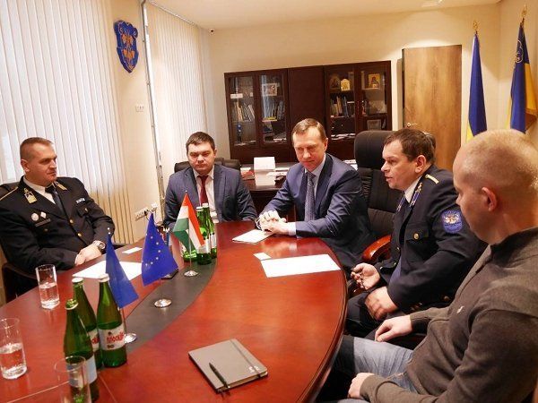 В мэрии Ужгорода прошла встреча с венгерскими полицейскими