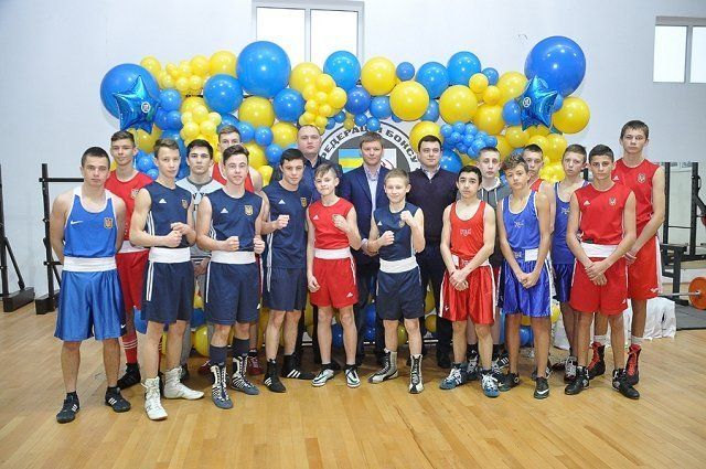 Тржественное открытие федерации бокса Ужгородского района