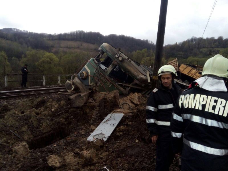 В Румынии сошел с рельсов товарный поезд , есть жертвы