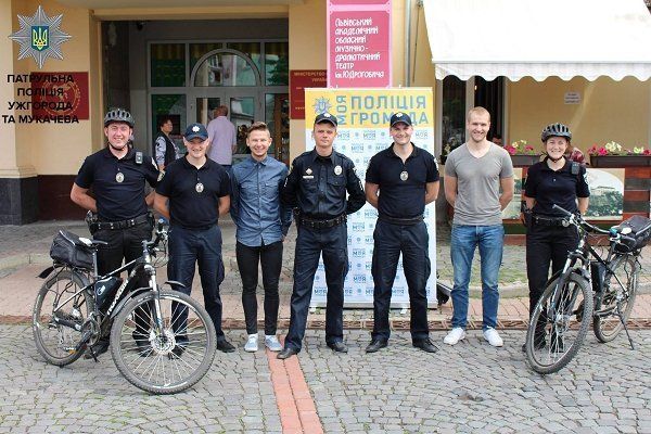 В Ужгороде и Мукачево сегодня возобновил свою работу велопатруль