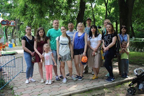 Празднование Дня защиты детей в Ужгороде