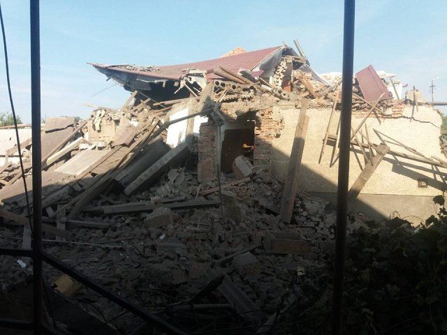 В Закарпатье взрыв газа полностью разрушил дом