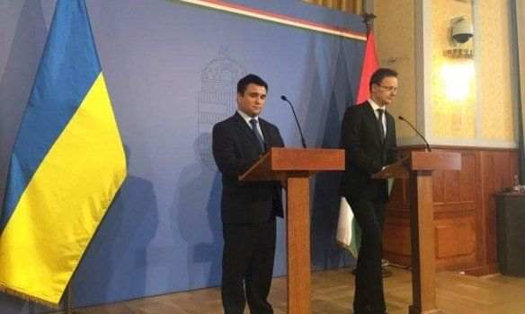 Министр иностранных дел Украины Павел Климкин в Венгрии