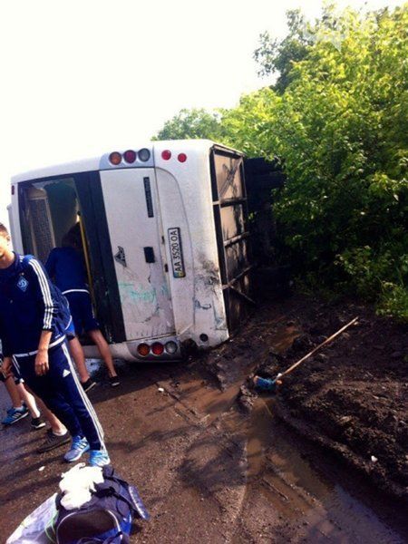 Автобус с футболистами «Динамо» попал в серьезное ДТП