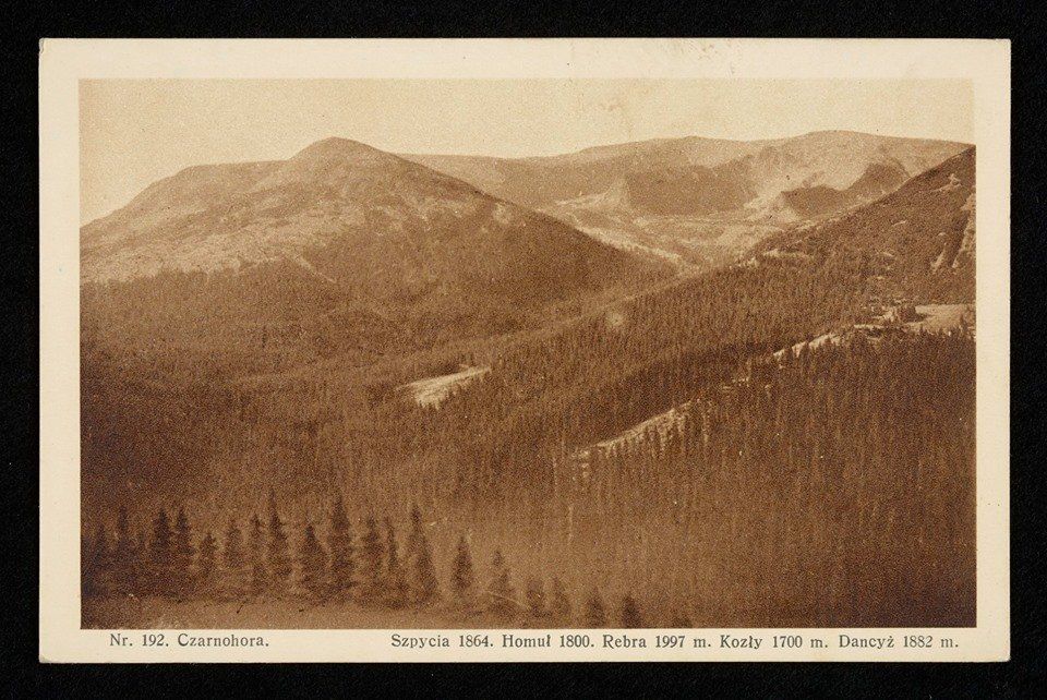 Закарпаття. Чорна гора 1928 року