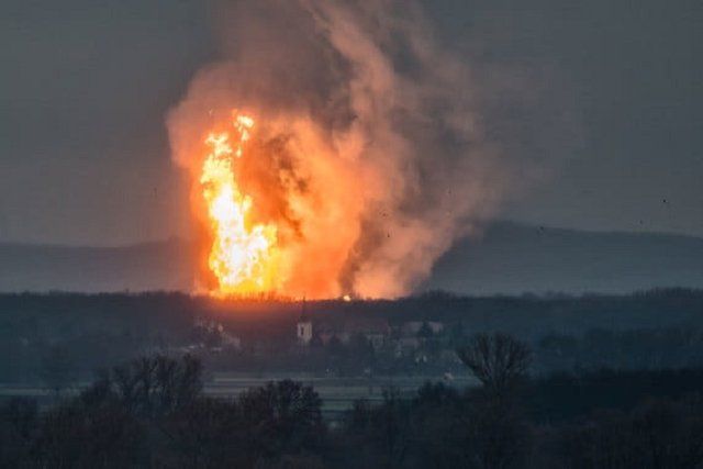 Взрыв на одином из крупнейших газовых хабов Европы