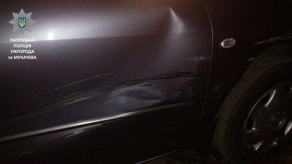 Полиция разыскала авто причастное к ДТП возле гостиницы «Закарпатье» в Ужгороде