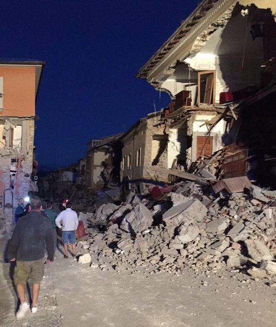 Землетрясение разрушило Италию