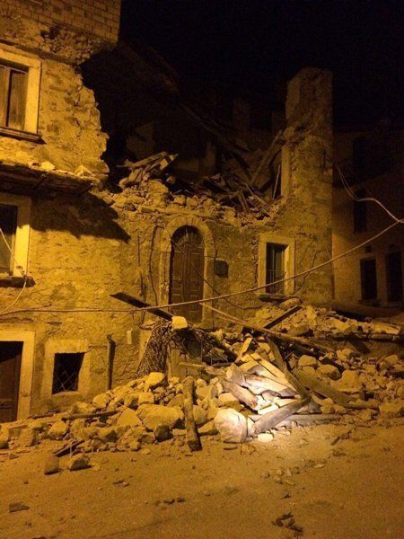 Землетрясение разрушило Италию