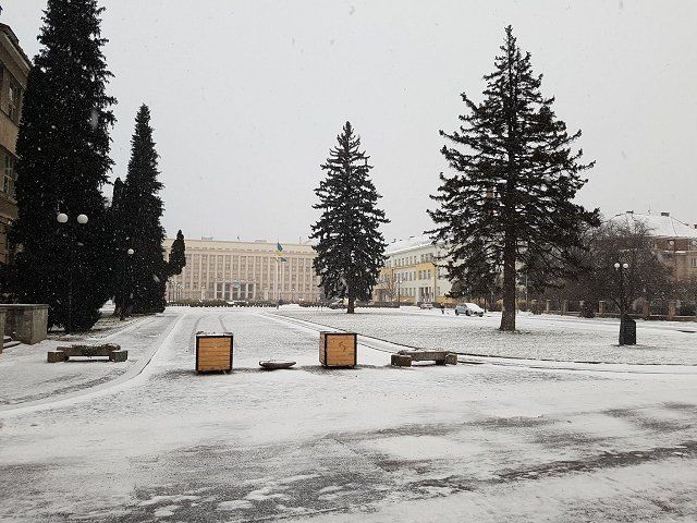 Зима вернулась в Ужгород