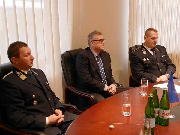 Ужгородська мерія. Зустріч з угорськими поліцейськими.