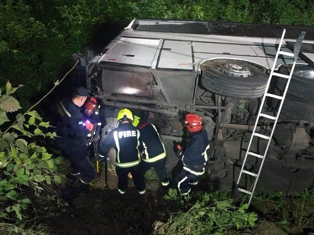 В Ровенской области в ДТП попал рейсовый автобус сообщения Киев – Вроцлав.