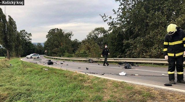 Смертельная авария в Словакии: Столкнулись Skoda и мотоцикл Honda 