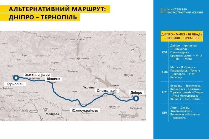 Эвакуационные маршруты по которым можно быстрее добраться на запад Украины