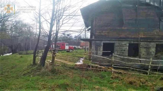  Пожар в селе Плоске вспыхнул вчера утром, 25 апреля.